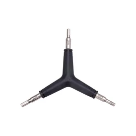 Bbb Cycling ComboStar BTL-28C Cycling Bike Combination Set Hex and Torx Key Portable Triple Repair Star 3-in-1 Bicycle Tool 4-5mm, Schwarz