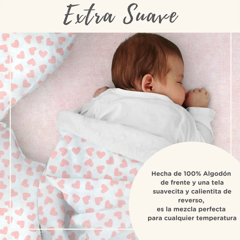 Nap Baby Cobijas para Bebé Tipo Cobertor Ideal para Cuna,