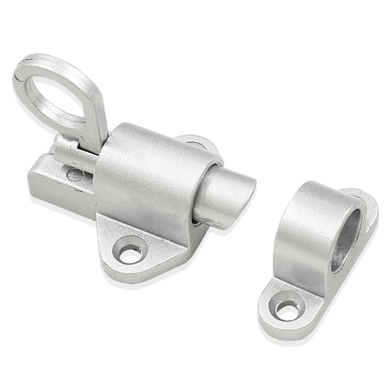 Bivethoi 2Pcs Self-Closing Latches, Resilient Bolt Latch Spring Door Lock,