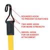 Master Lock Flat Bungee with Hooks [100 cm Bungee Cord]
