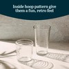 Libbey Hoops Tumbler and Rock Glass Set, Two Sized Nostalgic