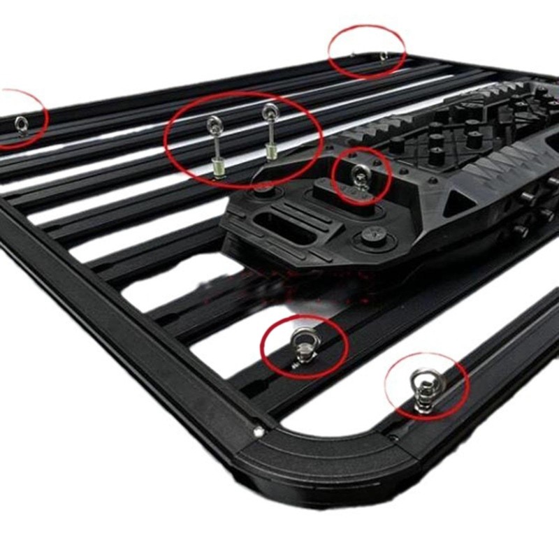 MagiDeal 4Pcs Roof Platform Luggage Rack Expansion Screw T Track