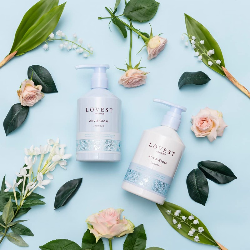 LOVEST Airy & Gloss Shampoo 17.3 fl oz (490 ml)