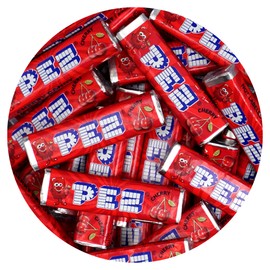 PEZ Candy Refills, Cherry Flavor, 4 Pound Bulk Bag (Approx. 160 Pieces), Pez Candy Wrapped