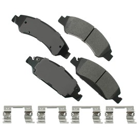 Akebono ACT1363 Proact Ultra Premium Ceramic Disc Brake Pad kit , GREY
