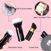 Pack of 2 Powder Makeup Brushes Retractable Brush for Blush