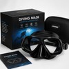 Two-Window Snorkel Diving Mask for Adults – Wide View Anti-Fog