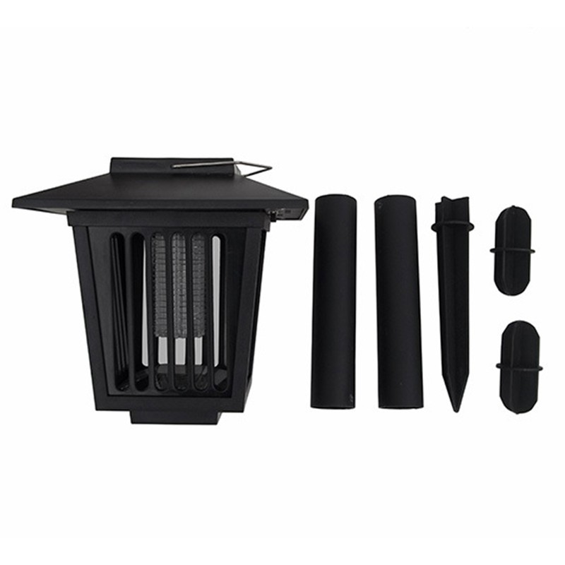 Solar Power LED Mosquito Killer Lamp Outdoor Garden Yard Lawn