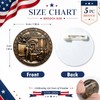 AFRITEE 5Pcs USA 250th Ann Pins, 1776-2026 Patriotic Lapel Badge