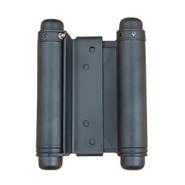 Hinge Outlet Adjustable Double Acting Spring Hinge 4 Inch Matte Black Finish, Cafe Door Hinge, Saloon Door Hinge