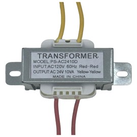 AC/AC Power Transformer Input 120V 60HZ Output 24V 10VA Power Transformer AC/AC Single Phase Transformer for Lighting Power Supplies, Audio Equipment etc.