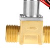 DC 4.5V 1/2" Water Flow Pulse Electromagnetic Valve Brass Solenoid