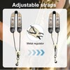 KUWAN Saxophone Neck Strap Soft Sax Leather strap Padded for