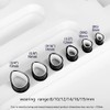DOEARKO 2PCS Teardrop Shape Stainless Steel Outer Ring & PLA