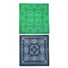 CTM 27 Inch Extra Large Cotton Texas Paisley Bandana, Green