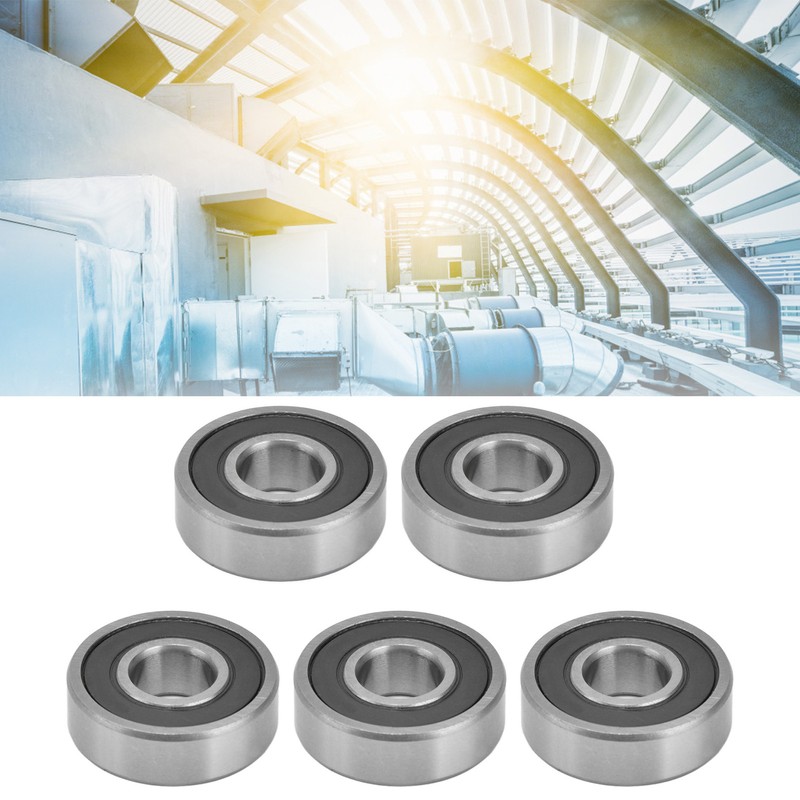 10PCS Miniature Ball Bearings High Accuracy Rubber Sealed Deep Groove