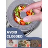 Upgraded Kitchen Sink Drain Strainer and Stopper Set 304 Stainless