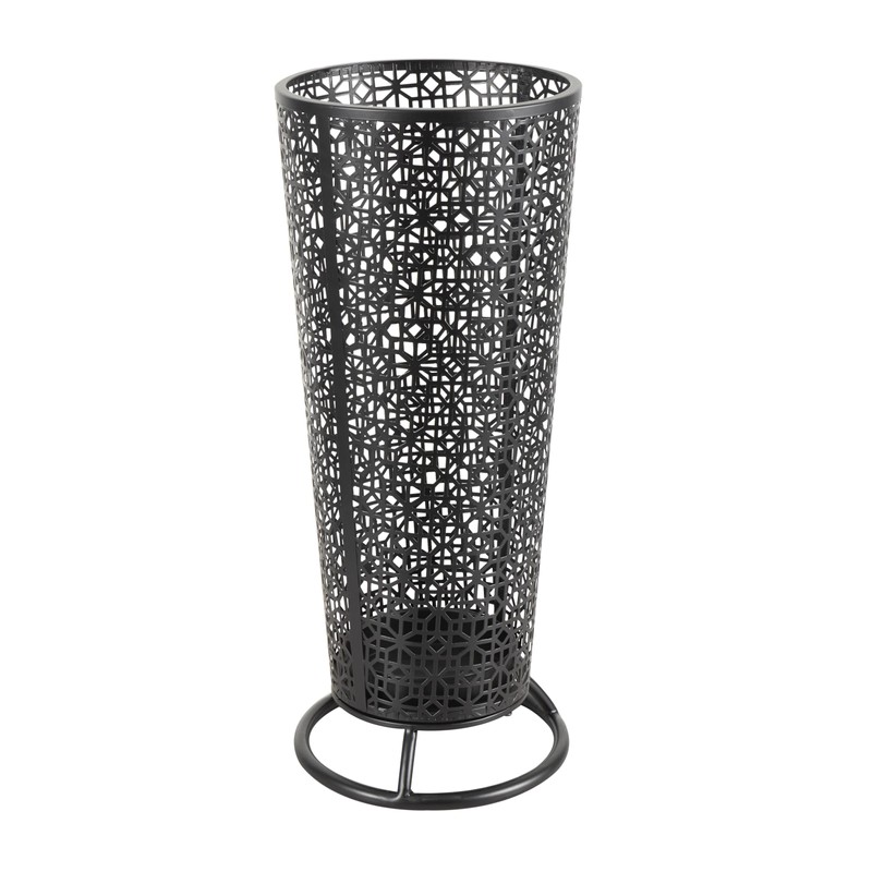 Deco 79 Umbrella Stand, Large Size, Black