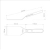 Tramontina Country House Spatula, Stainless Steel, FSC-Certified Wood Handle, Rustproof,