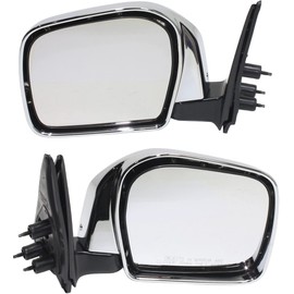 Garage-Pro Driver & Passenger Side Manual Adjust Mirrors for Toyota Tacoma 2001-2004 Chrome