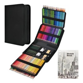 145 Piezas Kit De Dibujo Profesional 120 Dibujo Lapices De Colores 25 Sets De Herramientas De Dibujo Para Niños Niñas Adolescentes Laspang