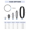 BLUEWING Tactical Rubber Bands Black 50g Bait Rigging for Fishing,