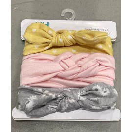 Gerber Child Of Mine Carters 3 Pack Headbands 100% Cotton