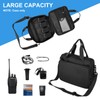Homakover Large Walkie Talkie Case Bag with Shoulder Strap, Walkie
