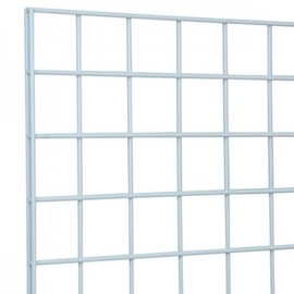 Only Garment Racks #1900W (Box of 2) Grid Panel for Retail Display - Perfect Metal Grid for Any Retail Display, 2'x 6', 2 Grids Per Carton (White Finish)