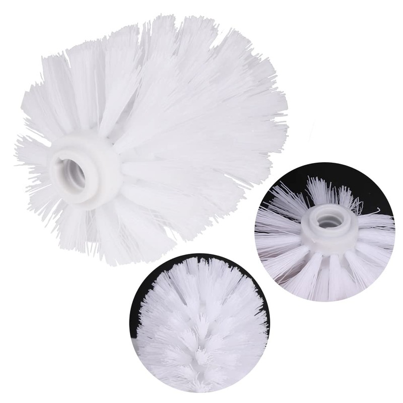 EKDJKK 2PCS Toilet Bowl Brush Replacement Head, Toilet Brush Head