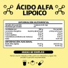 Ácido Alfa Lipóico Ala 600mg Por Cápsula Potenciado Cúrcuma Curcumina