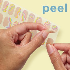 Sally Hansen Salon Effects, Make It Shimmer​, Nail Strips, No UV Light Needed, No Dry Time, Long-Lasting, Non-Damaging, No Chipping