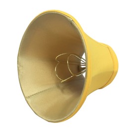 Royal Designs Deep Empire Clip on Chandelier Lamp Shade, Eggshell, 3" x 6" x 4.25", Set of 6, CS-201YEL