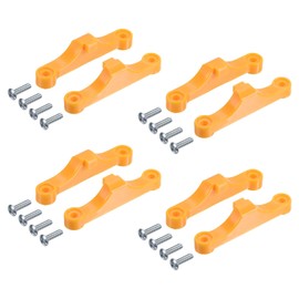 QUARKZMAN 4pcs AM5 CPU Cooling Mount Heatsink Bracket Durable for AM5 Motherboard Socket with 8 Screws Yellow