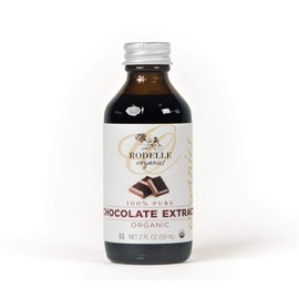 RODELLE Organics Pure Chocolate Extract, 2 Fl Oz