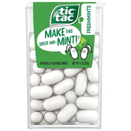 Tic Tac Freshmint Breath Mints, 1 oz (24 Count)
