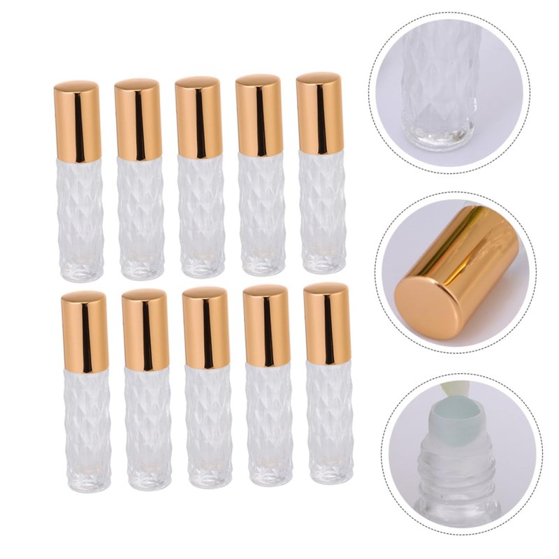 BIUDECO Leak Proof Roller Bottle Set Toiletry Kit for Travel