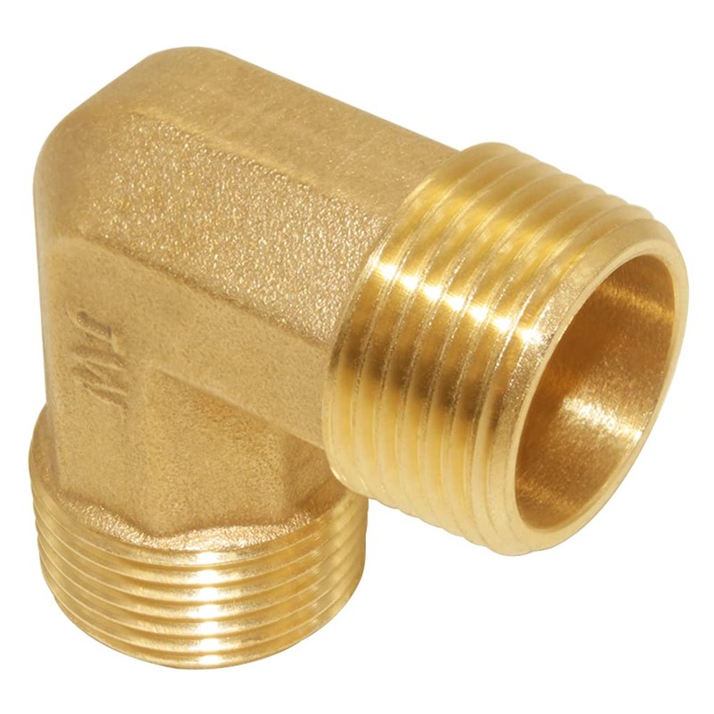 Joywayus 2PCS 3/4"NPT Male x 3/4"NPT Male 90-Degree Elbow Pipe