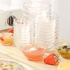 ATRDTO 10pcs Mini 3" Glass Bowls 2.5oz Microwave Safe Durable