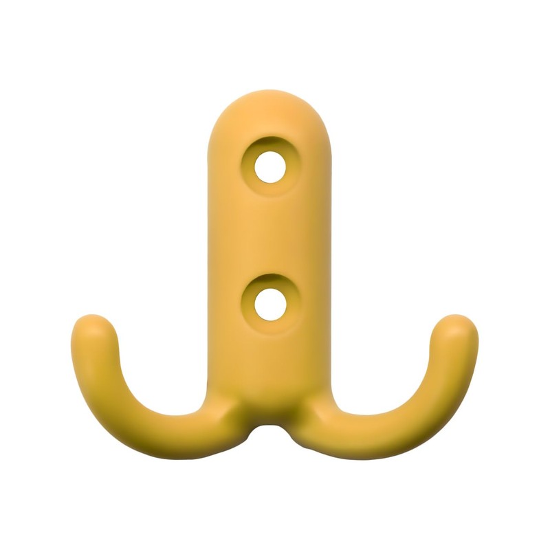 Fuxxer® Coat Hooks Double Hooks Iron Hooks Coloured Set of
