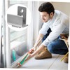 TEHAUX 2pcs Barn Door Floor Guide Adjustable Stainless Steel Stay