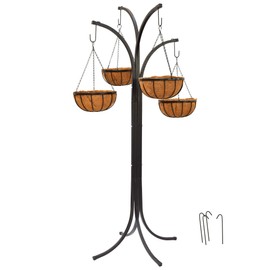 Arcadia Garden Products Coconut Basket Hanging Garden Tree