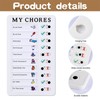 AIMALL Reusable Plastic Chore Chart Board, 7.87 x 4.72 Inches,