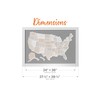 50 States USA Photo Map - Frame Optional - Made