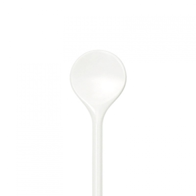 WACA 0221 Rundlöffel Küchenhelfer Mehrwegartikel 310 mm, Farbe:weiß