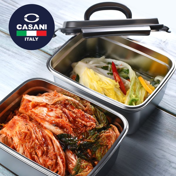 2 types of Kasani food containers (2800ml + 2800ml) /