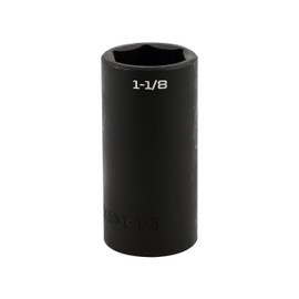 Proferred S32136 1/2" Drive SAE Socket, 1 1/8" Deep Impact 6 Point