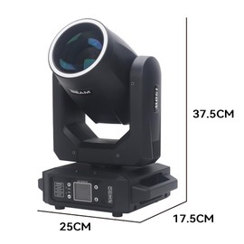 LED 150W Stage Lighting Operating Manual Moving Head Lighting with 44PCS*0.2W RGB Light Strip Ring