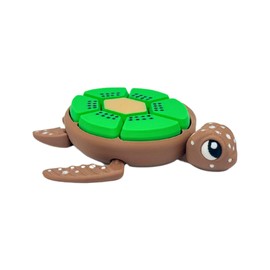 Kiwi Fruit Turtle Fidget Clicker, Mechanical Keyboard Clicker Shell, Sensory & Anxiety Stress Relief, and Cute Designs