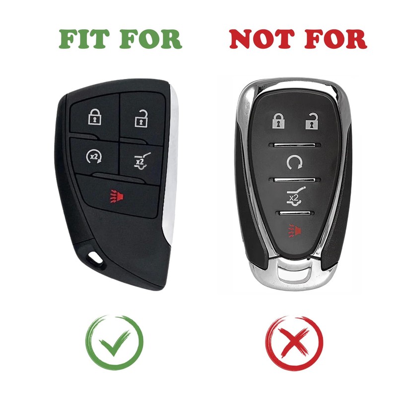 TANDRIVE Key Fob Cover for 2025 2024 Chevy Equinox Traverse